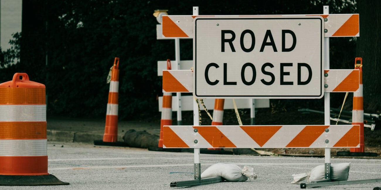 Road closed